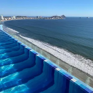 Apartamento Central102-705/piscinapiso22/vistas360/malecón, Mazatlán